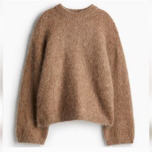 H&M Brown Crew Neck Sweater